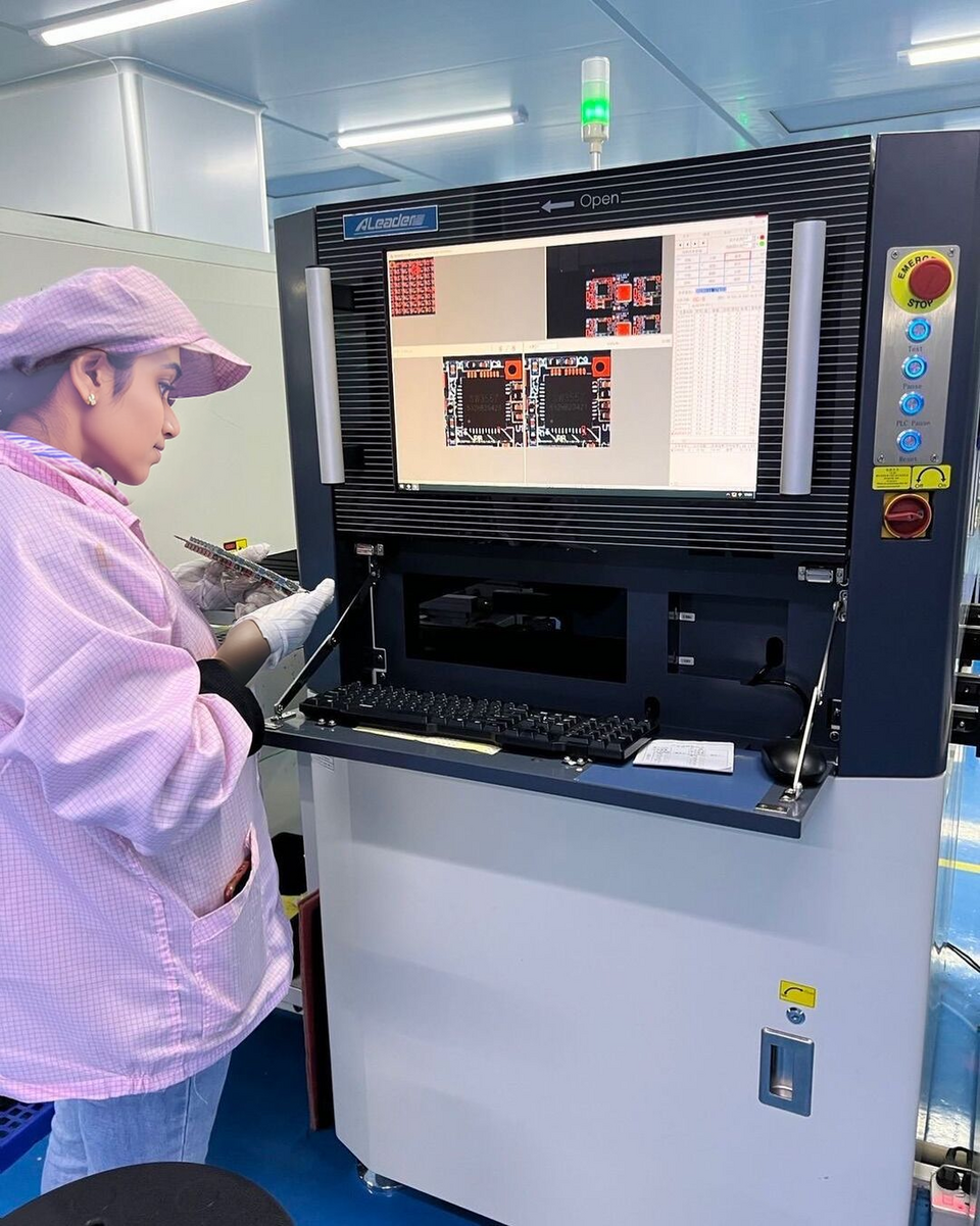 AOI inspection for PCB quality control